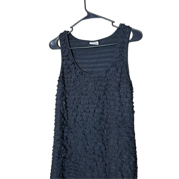 Free People Patra Little Black Mini Dress Ruffled Cocktail Party Size M - Picture 4 of 9